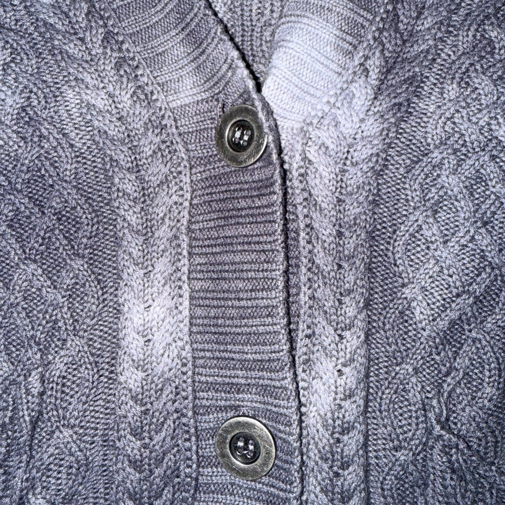 Free People | Cable Knit the dye Cardigan| oversized slouchy | size M - Picture 3 of 9